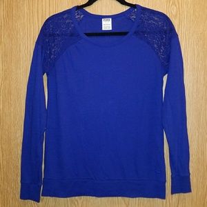 PINK by Victoria's Secret Lacey Long Sleeve Tee